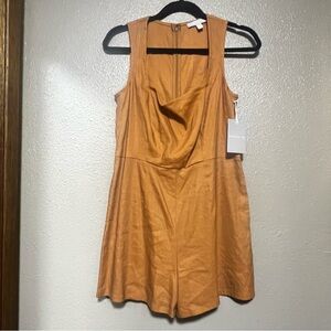 NWT Chelsea28 Burnt Orange Romper | Designer | Casual | Vacation | Resort Wear